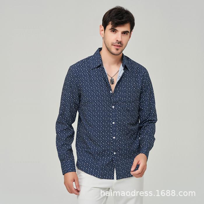 Chemise Ajustee En Popline De Coton Col Boutonne  | Chemises  Homme Chemises Chemises