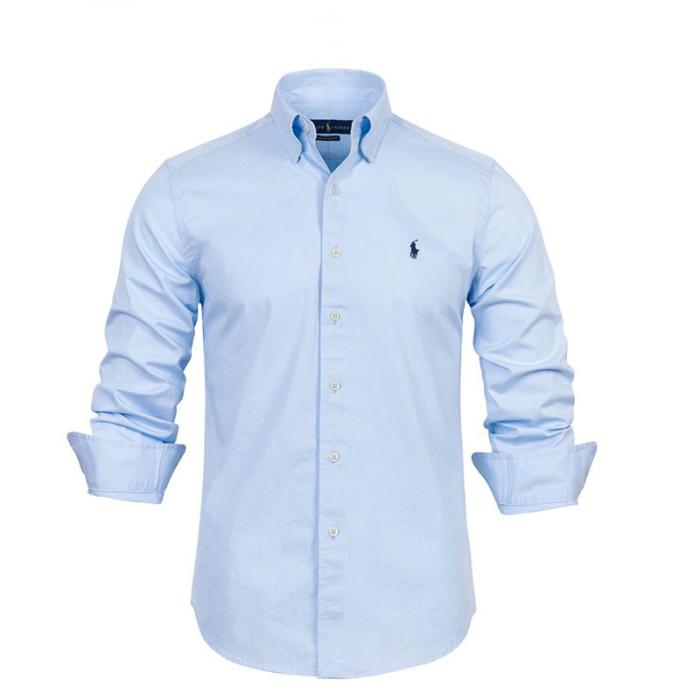 Chemise Ajustee Slim Fit En Popeline Raye  | Chemises  Homme Chemises Chemises