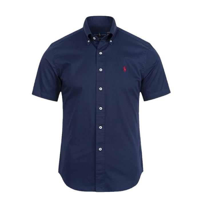 Chemise Coupe Droite En Popeline Unie  | Chemises  Homme Chemises Chemises