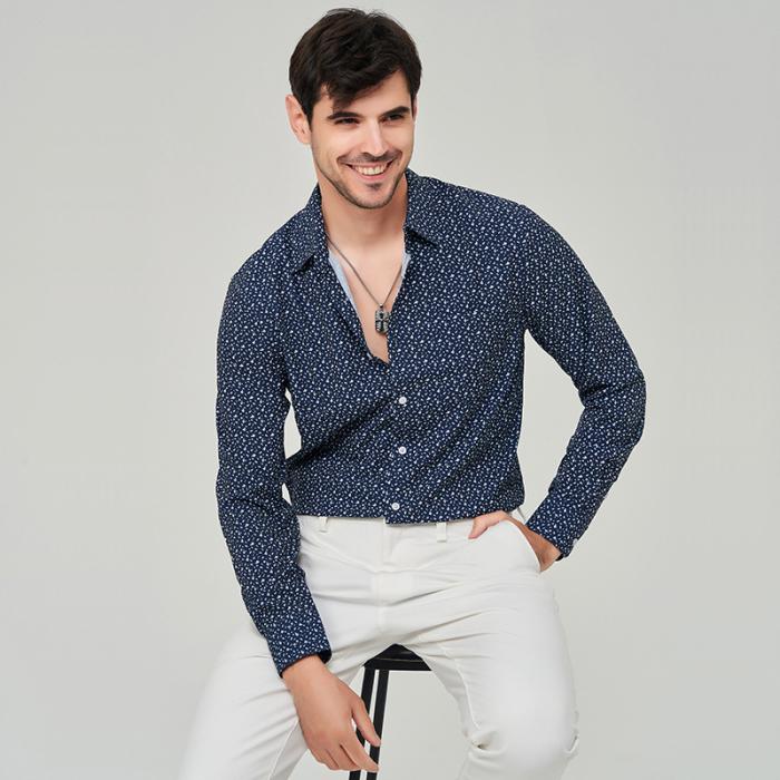 Jjjoe Print Shirt Ls Ss24  | Chemises  Homme Chemises Chemises