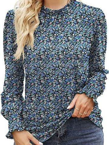 Onlkacey Fr L/S High Neck Top Ptm  | Tops / Blouses  Femme Femme Femme