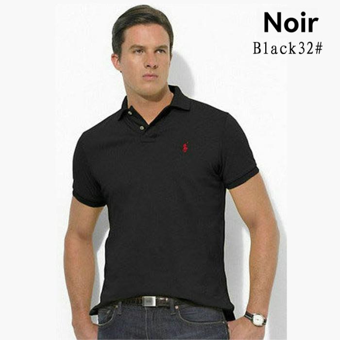 Polo Coupe Droite En Coton Basic Mesh  | T-Shirts & Polos  Homme Homme Homme