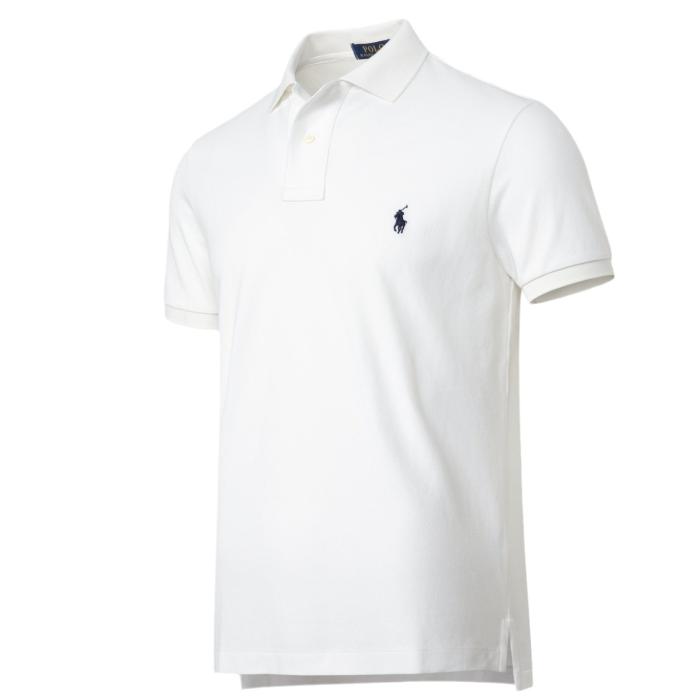 Polo Coupe Droite En Coton Basic Mesh  | T-Shirts & Polos  Homme Homme Homme