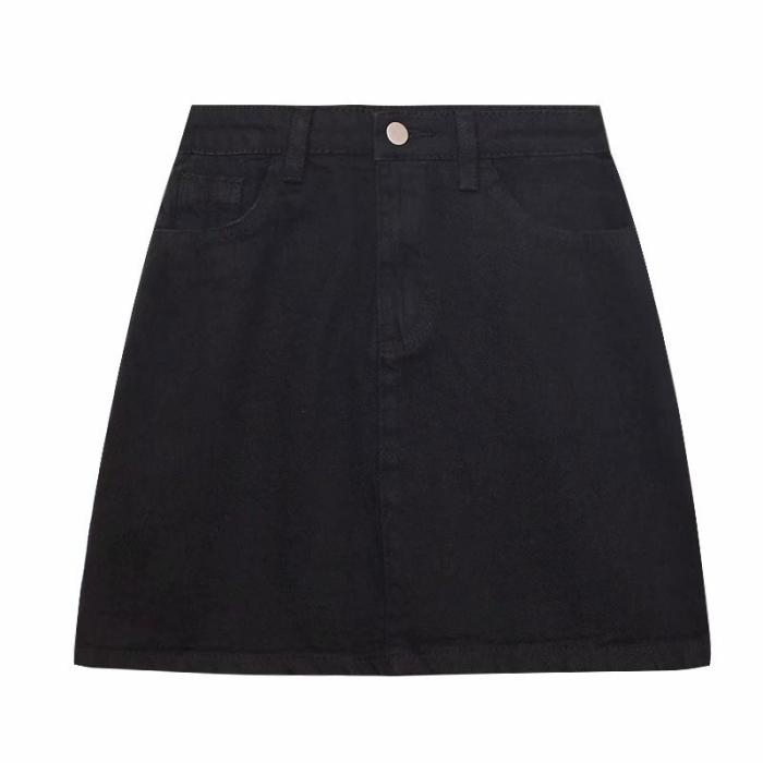 Vmluna Hr Denim Skirt Mix Ga  | Jupes  Femme Femme Femme